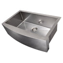 ZLINE 33" Vail Farmhouse Apron Mount Single Bowl Kitchen Sink with Bottom Grid 
