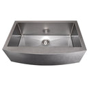 ZLINE 33" Vail Farmhouse Apron Mount Single Bowl Kitchen Sink with Bottom Grid 