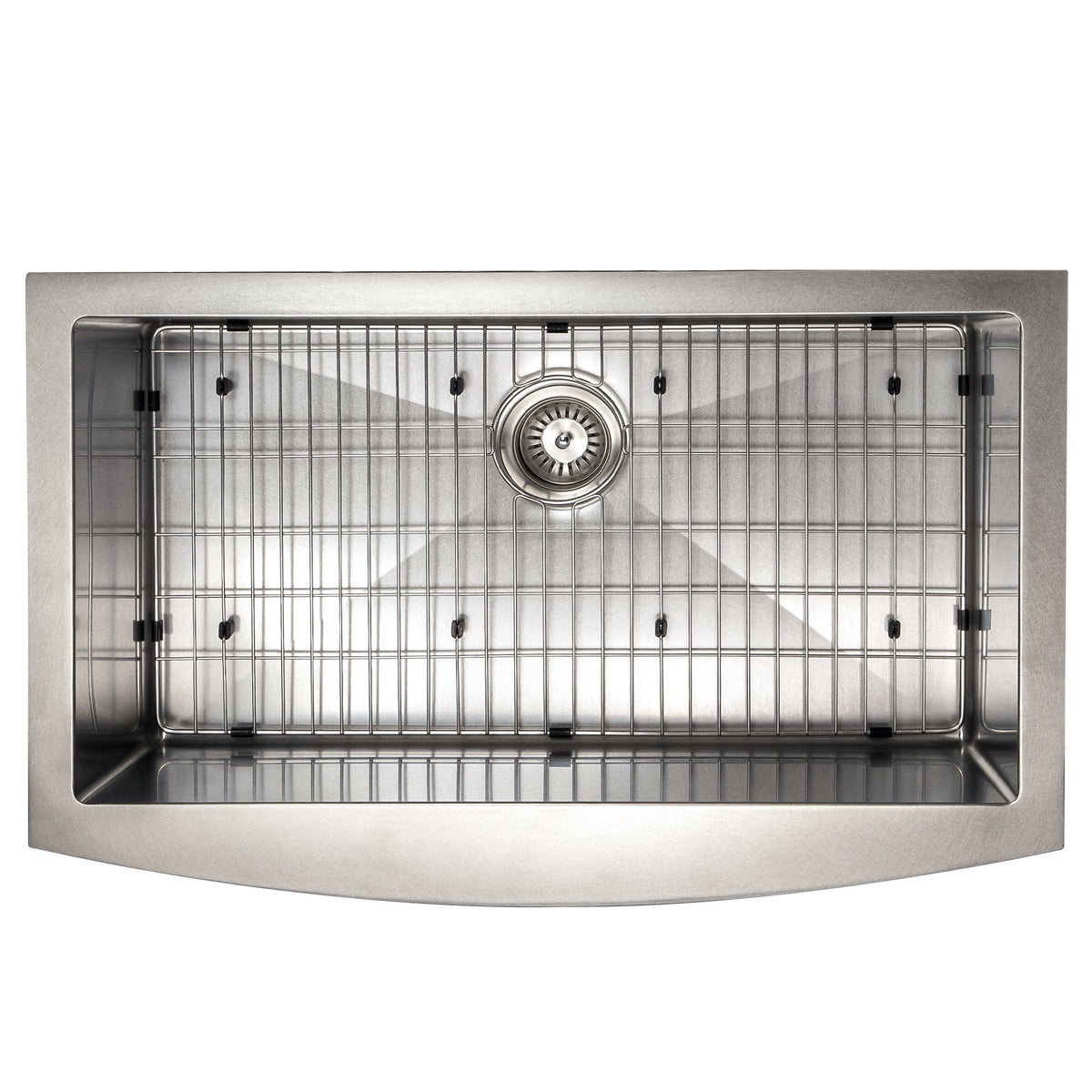ZLINE 33" Vail Farmhouse Apron Mount Single Bowl Kitchen Sink with Bottom Grid 