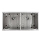 ZLINE 36" Anton Undermount Double Bowl Kitchen Sink with Bottom Grid