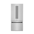 ZLINE 36" Autograph Edition 19.6 cu. ft. Built-in 2-Door Bottom Freezer Refrigerator with Internal Water and Ice Dispenser in Stainless Steel with Accents RBIVZ-304-36