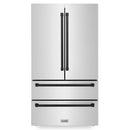 ZLINE 36" Autograph Edition 22.5 cu. ft Freestanding French Door Refrigerator with Ice Maker in Fingerprint Resistant Stainless Steel