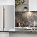 ZLINE 36" Autograph Edition 22.5 cu. ft Freestanding French Door Refrigerator with Ice Maker in Fingerprint Resistant Stainless Steel