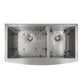 ZLINE 36" Courchevel Farmhouse Apron Mount Double Bowl Kitchen Sink with Bottom Grid 