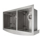 ZLINE 36" Courchevel Farmhouse Apron Mount Double Bowl Kitchen Sink with Bottom Grid 