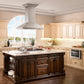 ZLINE 36" Courchevel Farmhouse Apron Mount Double Bowl Kitchen Sink with Bottom Grid 