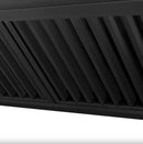 ZLINE 36 In. Autograph Edition Black Stainless Steel Range Hood with Champagne Bronze Handle, BS655Z-36-CB