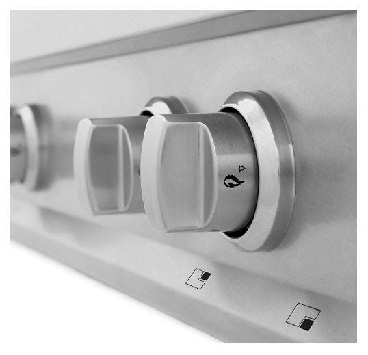 ZLINE 36" Porcelain Rangetop in DuraSnow Stainless Steel with 6 Gas Burners