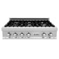 ZLINE 36" Porcelain Rangetop in DuraSnow Stainless Steel with 6 Gas Burners