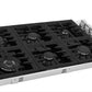 ZLINE 36” Professional Stainless Steel Gas Dropin With 6 Gas Burners