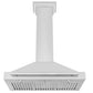 ZLINE 36" Stainless Steel Range Hood with Stainless Steel Handle 