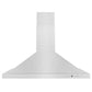 ZLINE 4-Piece Appliance Package - 30 In. Rangetop, Range Hood, Refrigerator, and Double Wall Oven in Stainless Steel - 4KPR-RTRH30-AWS