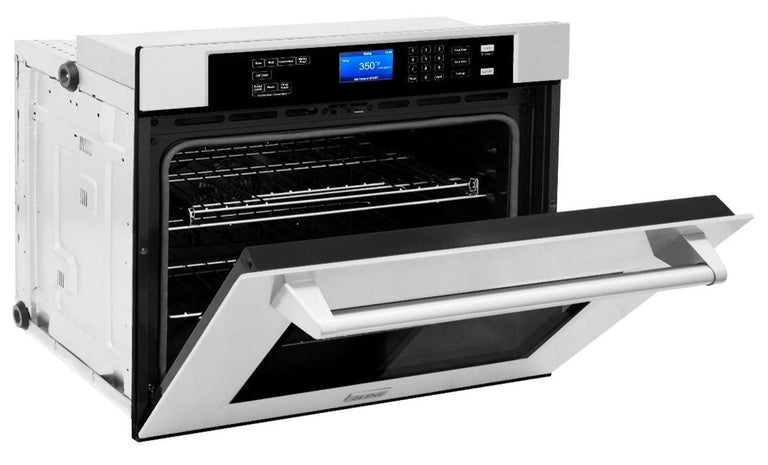 ZLINE Appliance Package - 4-Piece Appliance Package - 48 In. Rangetop, Wall Oven, Refrigerator, and Microwave Oven in Stainless Steel - 4KPR-RT48-MWAWS