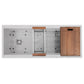 ZLINE 43" Garmisch Undermount Single Bowl Kitchen Sink with Bottom Grid and Accessories