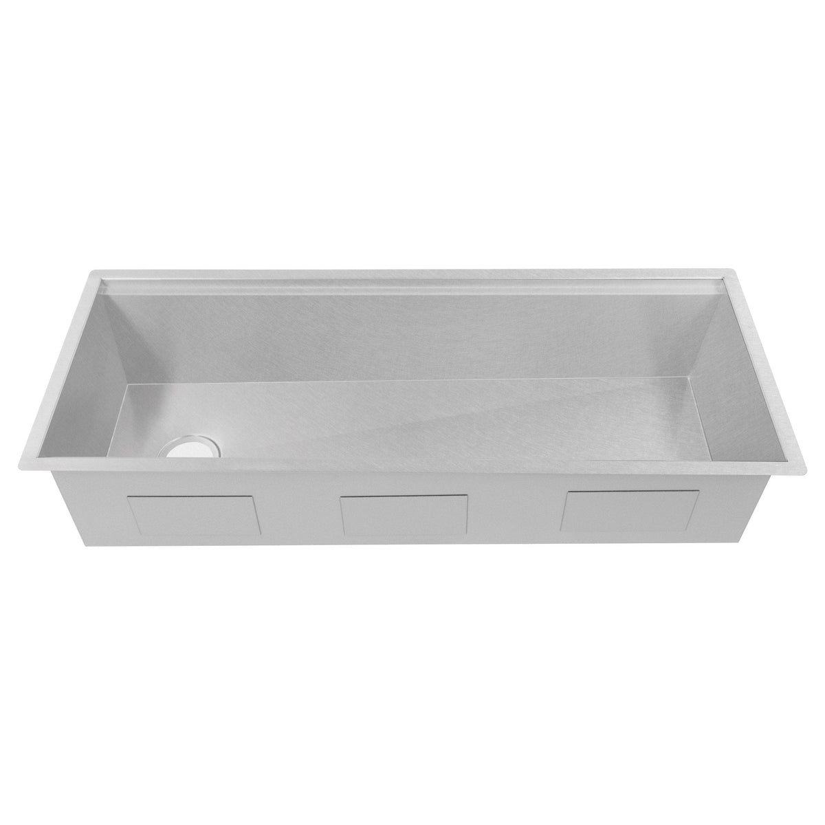 ZLINE 43" Garmisch Undermount Single Bowl Kitchen Sink with Bottom Grid and Accessories