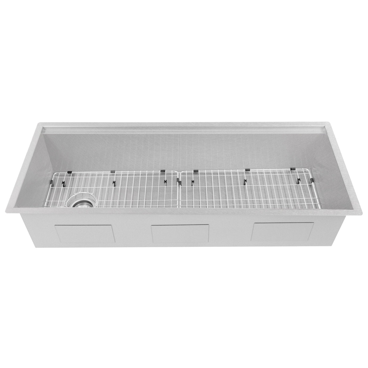 ZLINE 45" Garmisch Undermount Single Bowl Kitchen Sink with Bottom Grid and Accessories 