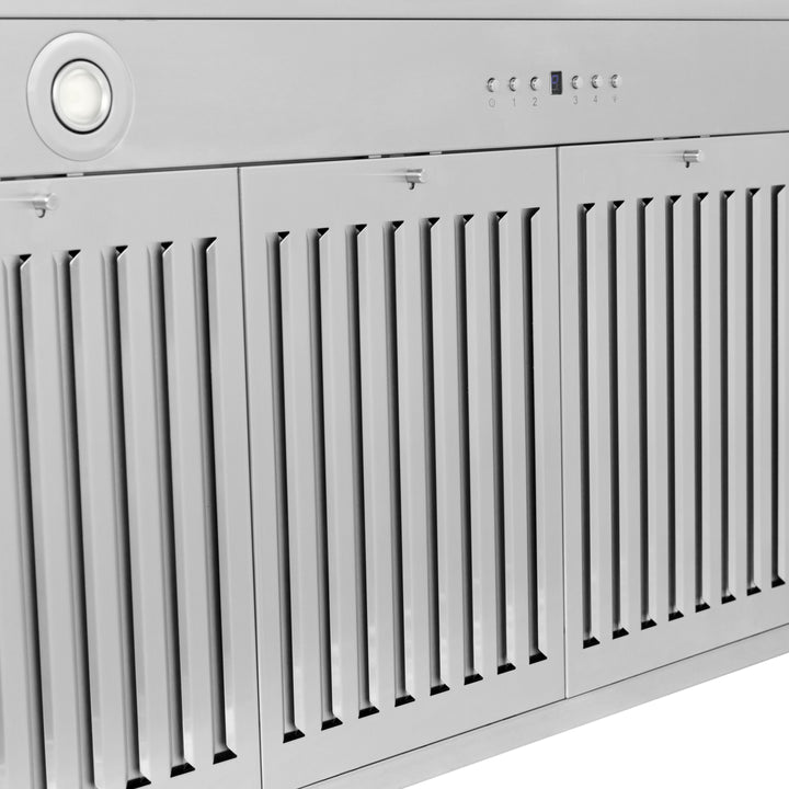 ZLINE 48" Autograph Edition Stainless Steel Range Hood with Stainless Steel Shell and Gold Accents - KB4STZ-48-G