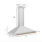 ZLINE 48 Inch Autograph Edition Stainless Steel Range Hood with Champagne Bronze Handle, 8654STZ-48-CB