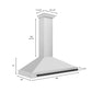 ZLINE 48 Inch Autograph Edition Stainless Steel Range Hood with Matte Black Handle, 8654STZ-48-MB