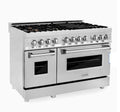 ZLINE 48" Professional Dual Fuel Range in Stainless Steel Gas Stove and Electric Oven