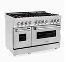 ZLINE 48" Professional Dual Fuel Range in Stainless Steel Gas Stove and Electric Oven