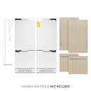 ZLINE 60" 32.2 cu. Ft. Panel Ready Built-In 4-Door French Door Refrigerator with Internal Water and Ice Dispenser 