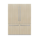 ZLINE 60" 32.2 cu. Ft. Panel Ready Built-In 4-Door French Door Refrigerator with Internal Water and Ice Dispenser 