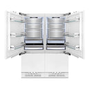 ZLINE 60" 32.2 cu. Ft. Panel Ready Built-In 4-Door French Door Refrigerator with Internal Water and Ice Dispenser 