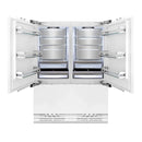 ZLINE 60 Refrigerator without background Whats inside