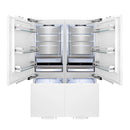 ZLINE 60" 32.2 cu. Ft. Panel Ready Built-In 4-Door French Door Refrigerator with Internal Water and Ice Dispenser 