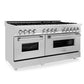 ZLINE 60" Professional Convection Oven Freestanding Double Oven Dual Fuel Range