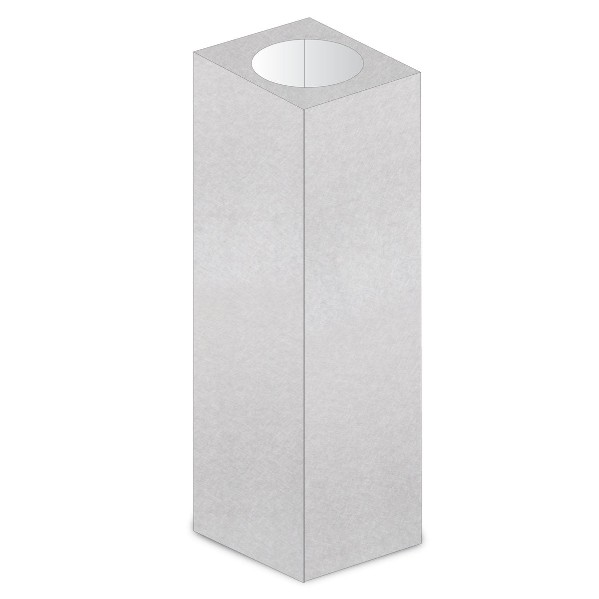ZLINE 61 in. DuraSnow Stainless Steel Chimney Extension for Ceilings up to 12.5 ft. - 8GL14iS-E