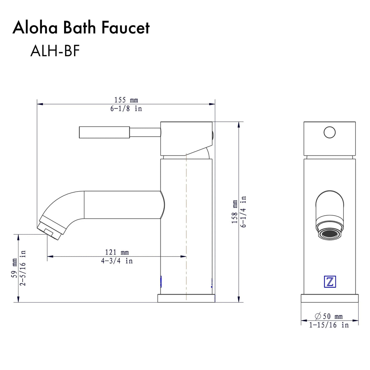 ZLINE Aloha Bath Faucet with Color Options