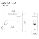 ZLINE Aloha Bath Faucet with Color Options