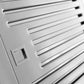 ZLINE Alpine Series Convertible Island Mount Range Hood in Stainless Steel 