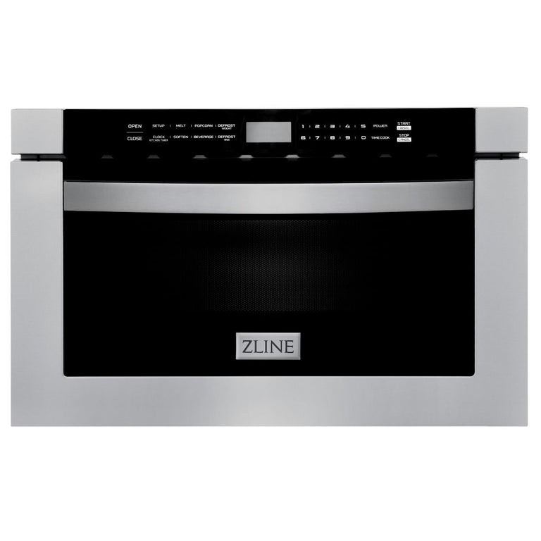 ZLINE Appliance Package - 30 in. Dual Fuel Range, 30 in. Range Hood, Microwave Drawer, 3 Rack Dishwasher - 4KP-RARH30-MWDWV
