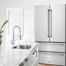 ZLINE Appliance Package - 30 in. Dual Fuel Range, Range Hood, 3 Rack Dishwasher, Refrigerator - 4KPR-RARH30-DWV