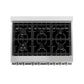 ZLINE Appliance Package - 36 in. Dual Fuel Range, Range Hood, 3 Rack Dishwasher - 3KP-RARH36-DWV