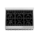 ZLINE Appliance Package - 36 in. Dual Fuel Range, Range Hood, 3 Rack Dishwasher - 3KP-RARH36-DWV