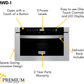 ZLINE Appliance Package - 36 in. Dual Fuel Range, Range Hood, Microwave Drawer - 3KP-RARH36-MW
