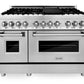 ZLINE Appliance Package - 48 In. Dual Fuel Range, Range Hood, 3 Rack Dishwasher - 3KP-RARH48-DWV