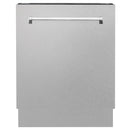 ZLINE Appliance Package - 48" Kitchen Package with DuraSnow® Stainless Dual Fuel Range, Ducted Vent Range Hood and Tall Tub Dishwasher - 3KP-RASRH48-DWV