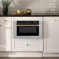 ZLINE Autograph Edition 24" 1.2 cu. ft. Built-in Microwave Drawer with a Traditional Handle in Fingerprint Resistant Stainless Steel MWDZ-1-SS-H
