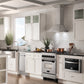 ZLINE Autograph Edition 24" 2.8 cu. ft. Dual Fuel Range with Gas Stove and Electric Oven in DuraSnow Stainless Steel with Accents