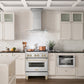 ZLINE Autograph Edition 30" 4.0 cu. ft. Dual Fuel Range with Gas Stove and Electric Oven in DuraSnow Stainless Steel with Accents