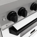 ZLINE Autograph Edition 30" 4.0 cu. ft. Dual Fuel Range with Gas Stove and Electric Oven in Stainless Steel with White Matte Door and Accents