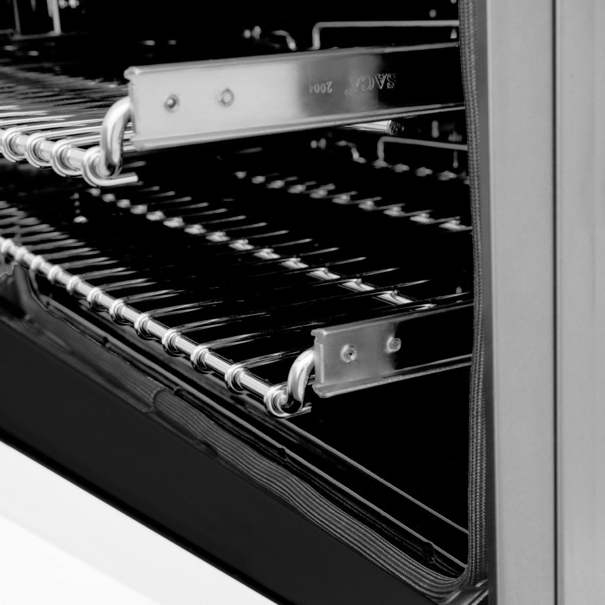 ZLINE Autograph Edition 30" 4.0 cu. ft. Dual Fuel Range with Gas Stove and Electric Oven in Stainless Steel with White Matte Door and Accents