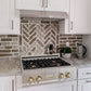 ZLINE Autograph Edition 30" Porcelain Rangetop with 4 Gas Burners in DuraSnow Stainless Steel With Accents