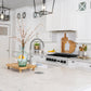 ZLINE Autograph Edition 36" Porcelain Rangetop with 6 Gas Burners in Stainless Steel with Accents