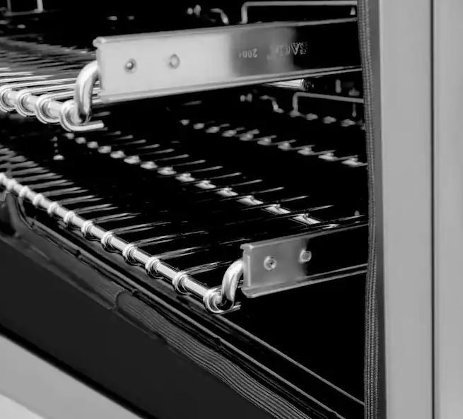 ZLINE Autograph Edition 48" 6.0 cu. ft. Dual Fuel Range with Gas Stove and Electric Oven in Stainless Steel with Accents